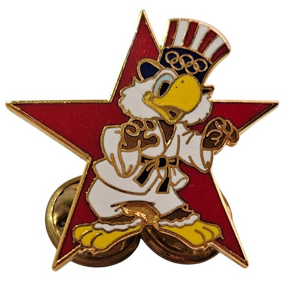 1984 Las Angeles Olympic Game Pin - Picture 1 of 2